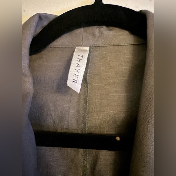 Double Breasted Short Sleeve Blazer Shirt Dress - Picture 4 of 4